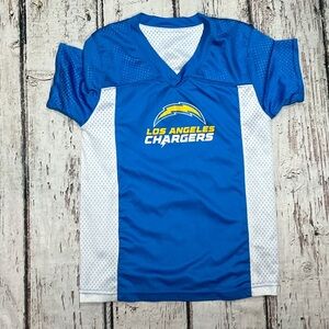 Los Angeles Chargers NFL Football Reversible Boys Kids Youth Jersey